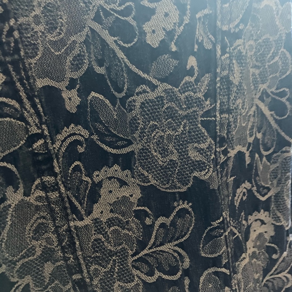 Chico size 2 Floral Denim Jacket - Picture 7 of 8